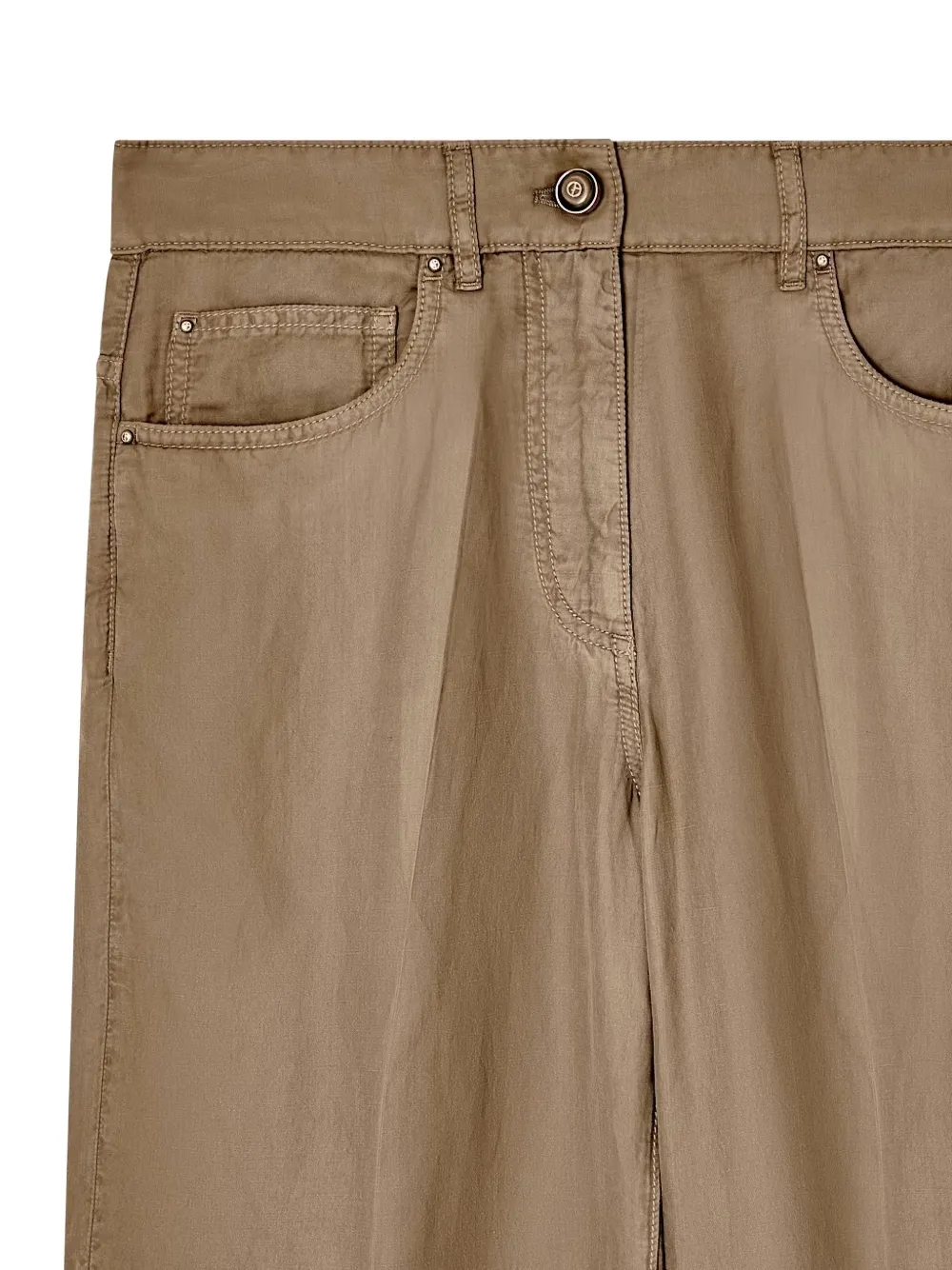 Giorgio Armani Straight broek Bruin