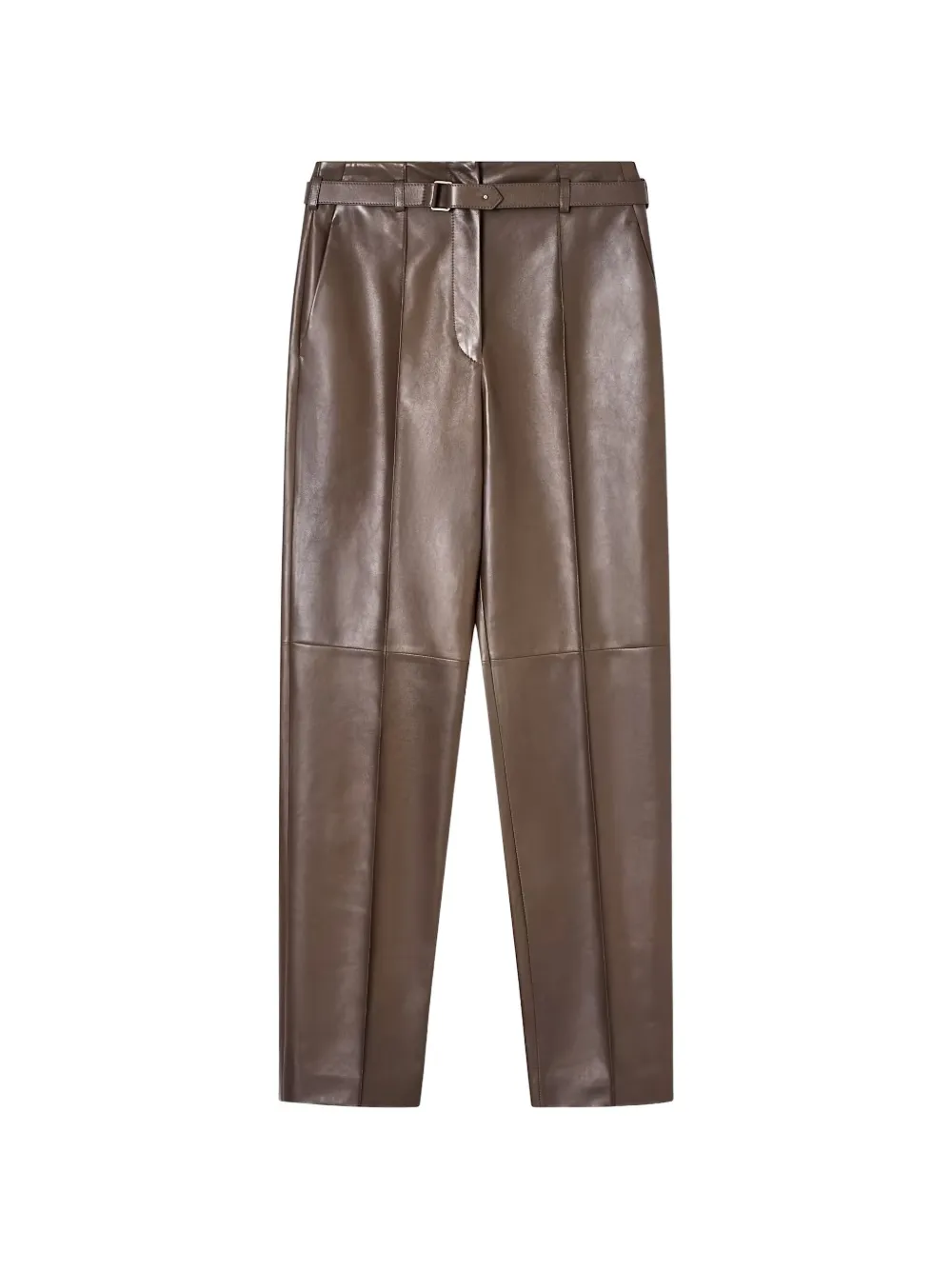 Giorgio Armani Pantaloni in pelle - Marrone