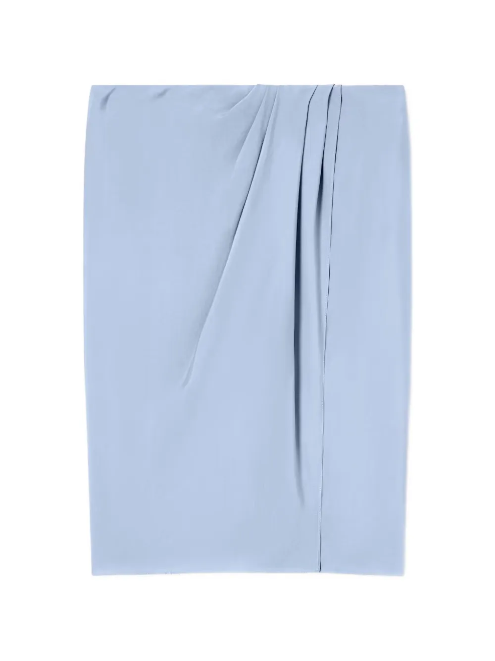 Giorgio Armani draped midi skirt - Blau