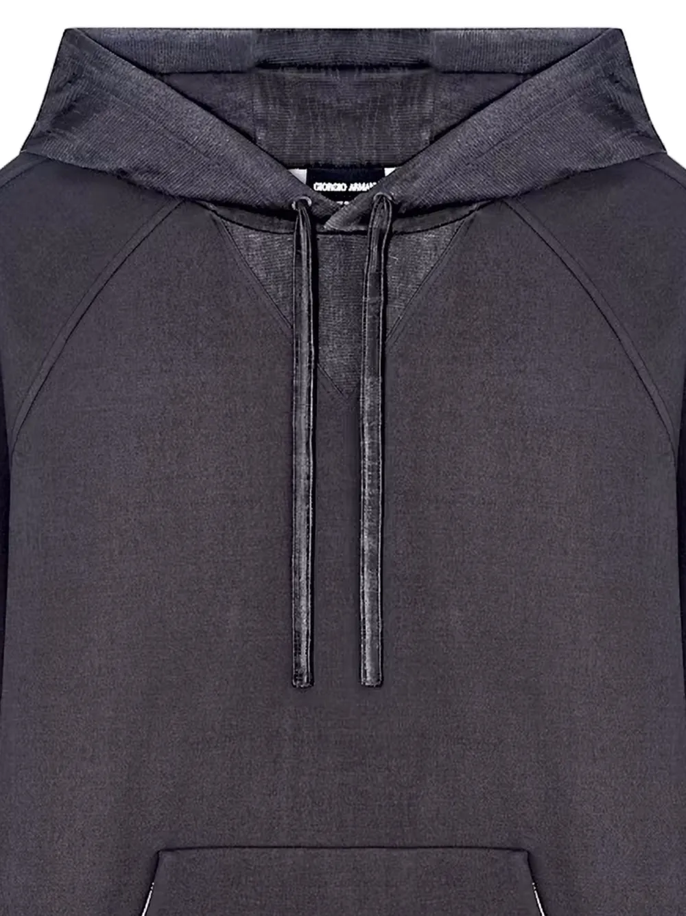 Giorgio Armani Hoodie met raglan mouwen Grijs