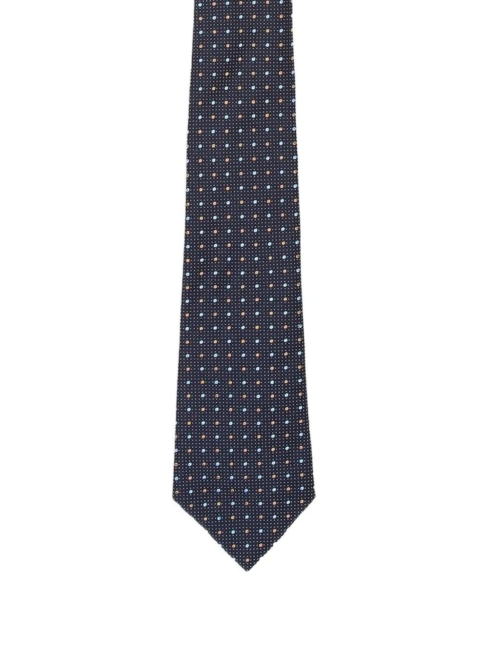 Giorgio Armani Stropdas met stippen Blauw