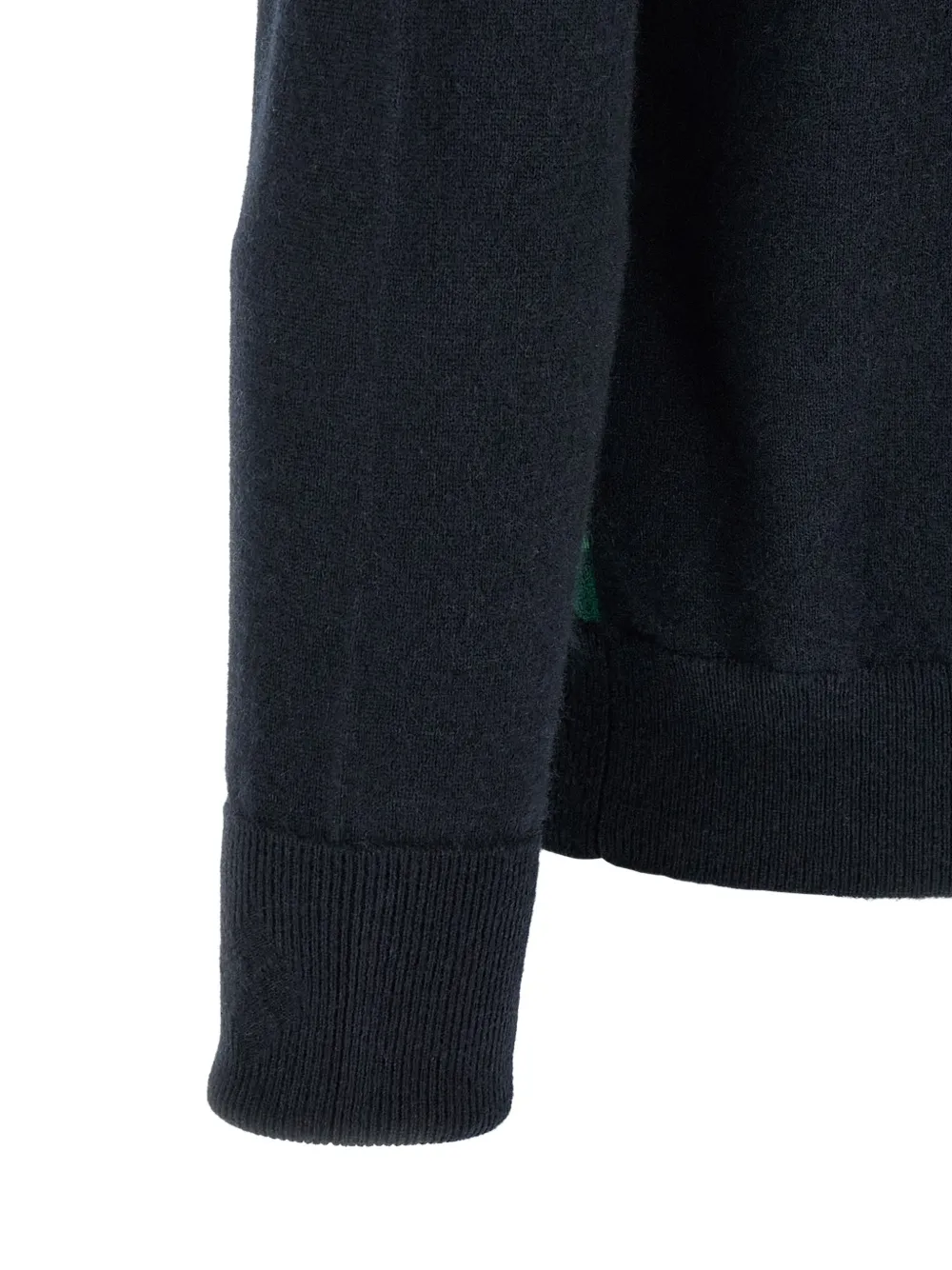 Ballantyne intarsia diamond-pattern cardigan Blauw