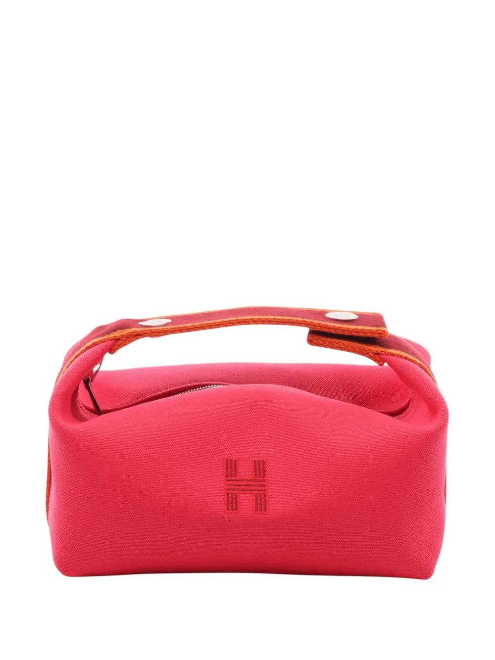 Hermès Pre-Owned 2010-2026 Small Toile Bride A Brac Case vanity bag - Rosa