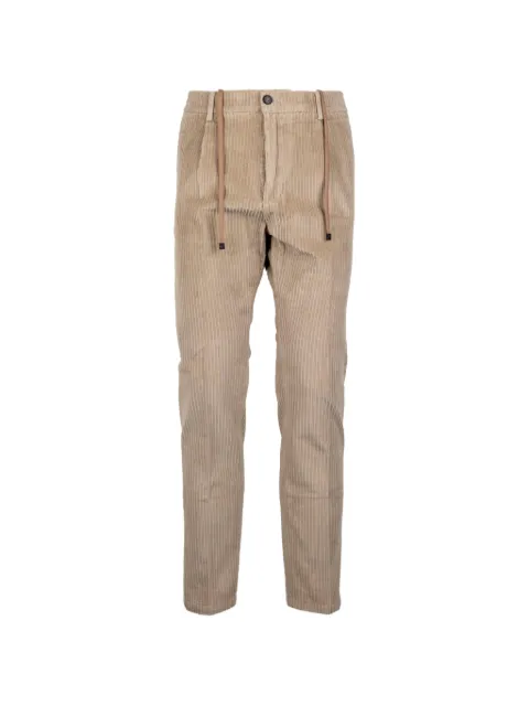 Cruna corduroy drawstring-waist trousers