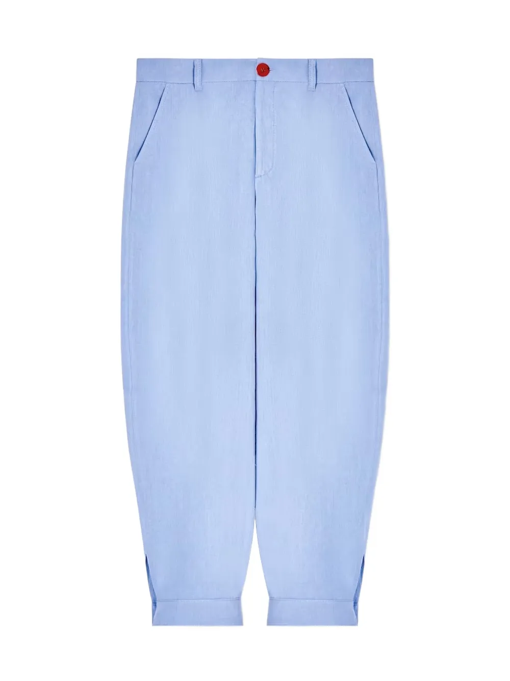 Giorgio Armani Broek met toelopende pijpen Blauw