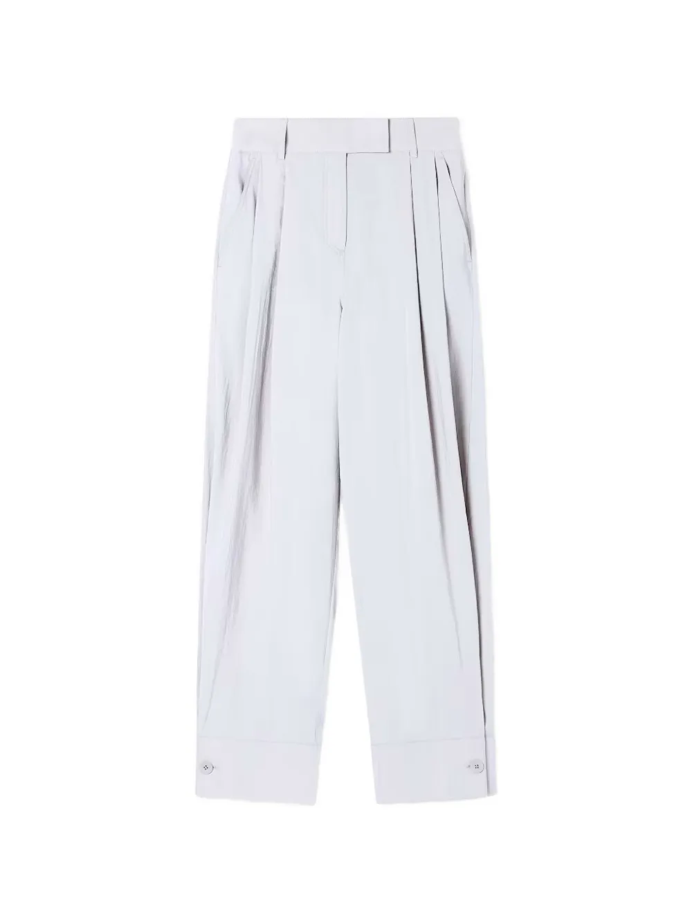 Giorgio Armani pleated button-cuff trousers - Gris Giorgio Armani pleated button-cuff trousers - Gris