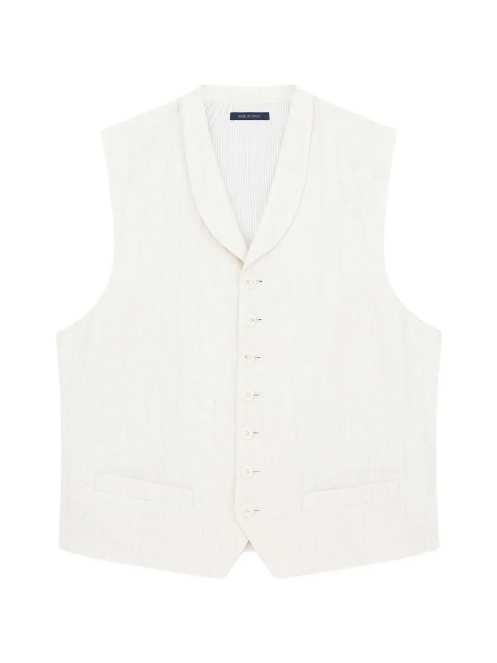Giorgio Armani shawl-lapel waistcoat - Neutrals