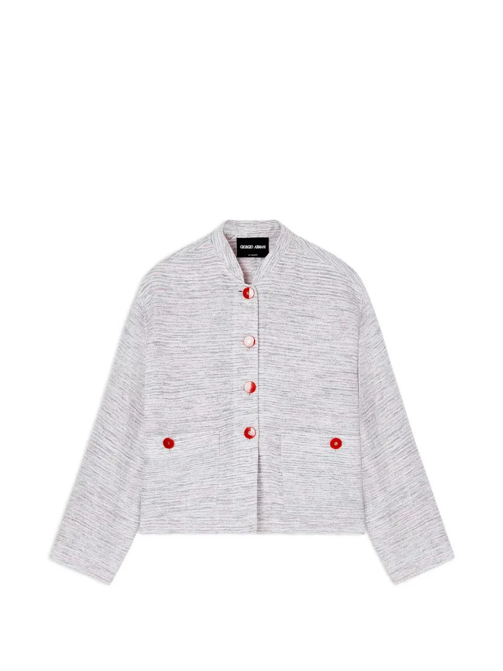 Giorgio Armani button-up textured jacket