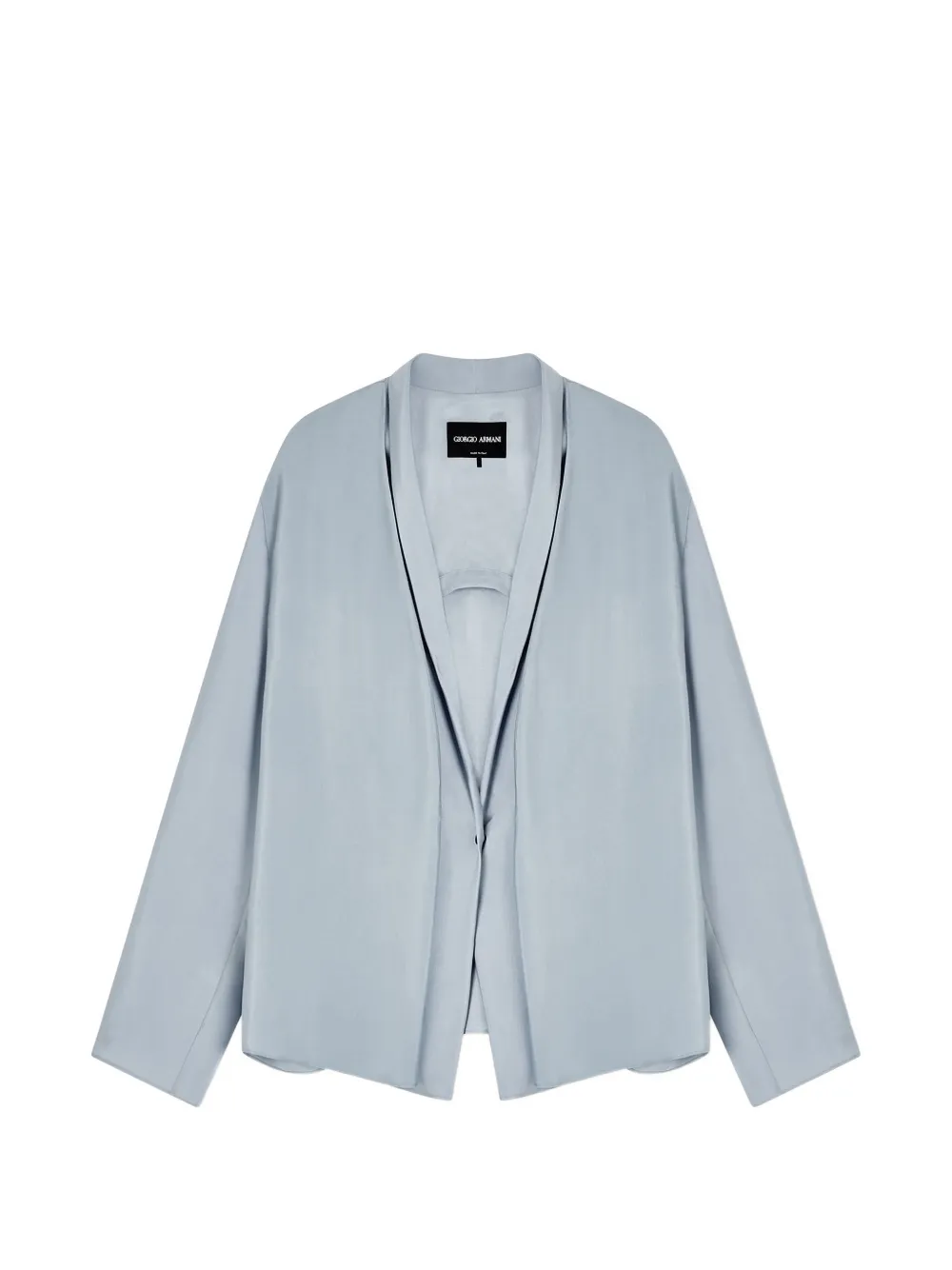 Giorgio Armani layered shawl-lapel blazer - Blau