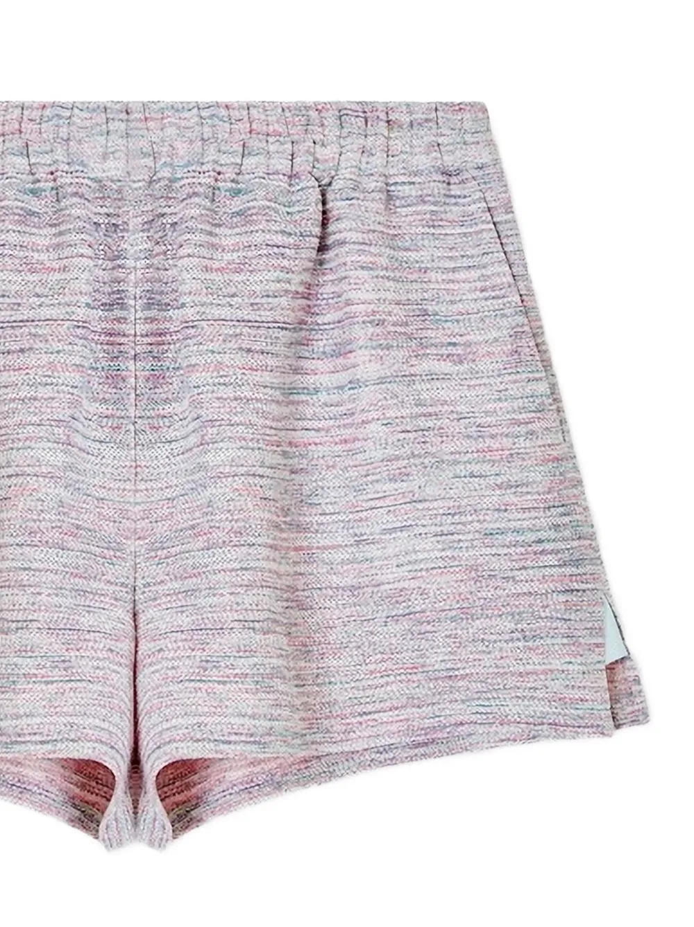 Giorgio Armani marled-knit shorts Roze