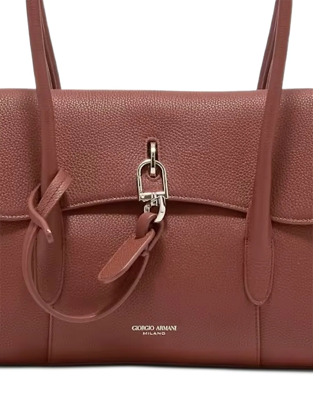 Giorgio Armani Kleine schoudertas met textuur Rood