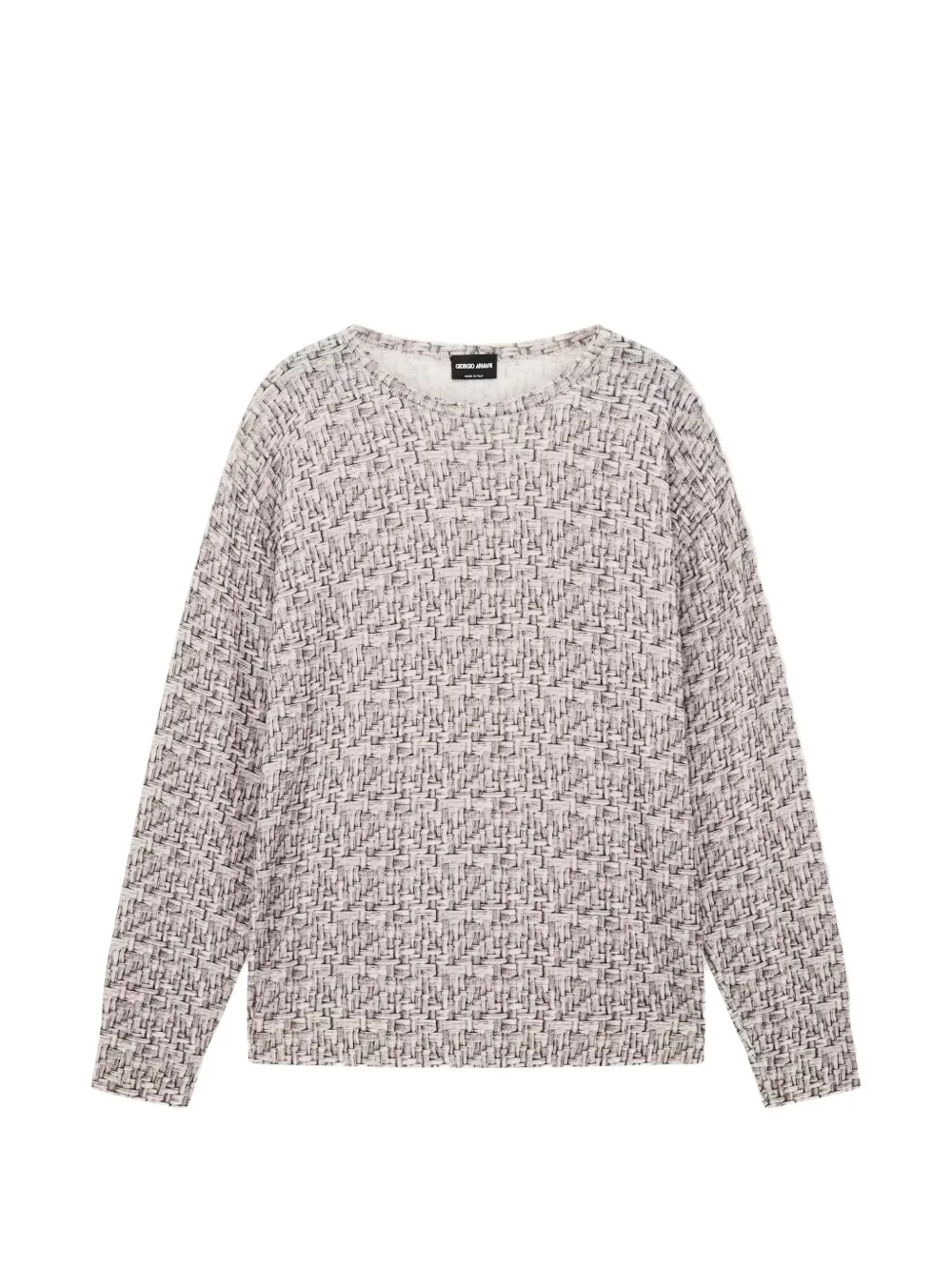 Giorgio Armani crew-neck sweater - Grey