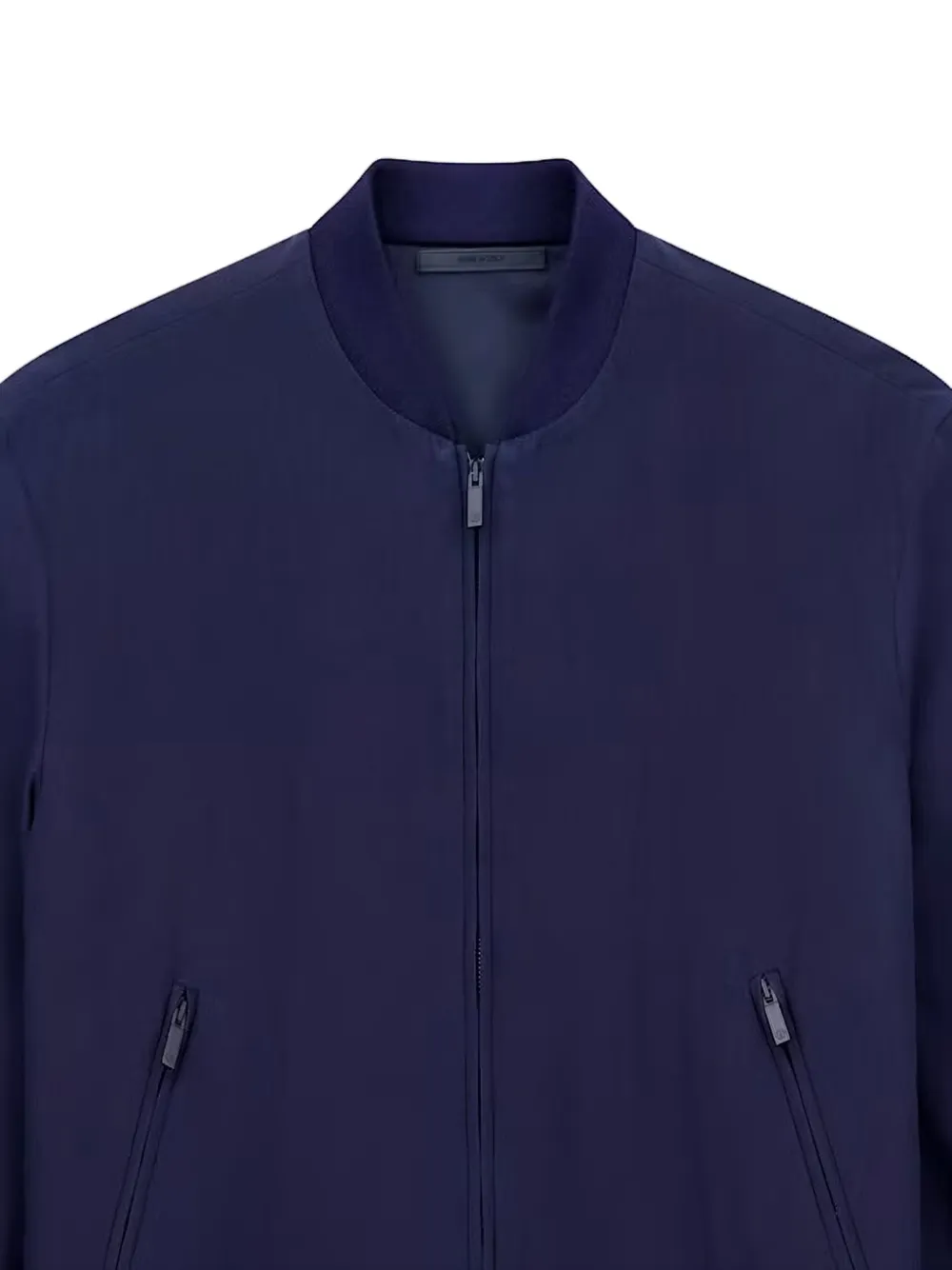 Giorgio Armani Bomberjack met rits Blauw