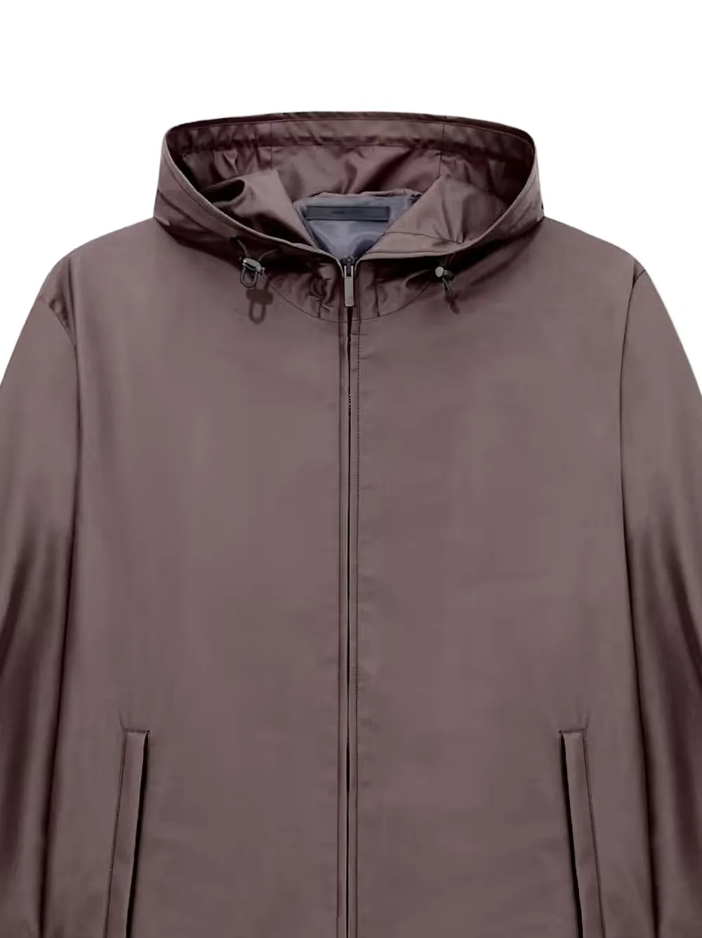 Giorgio Armani Jack met capuchon Bruin