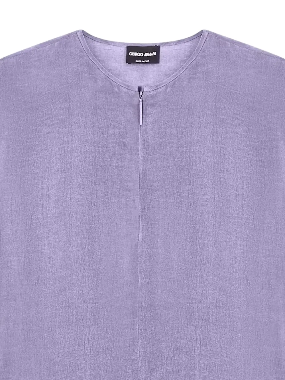 Giorgio Armani Blouse met rits Paars
