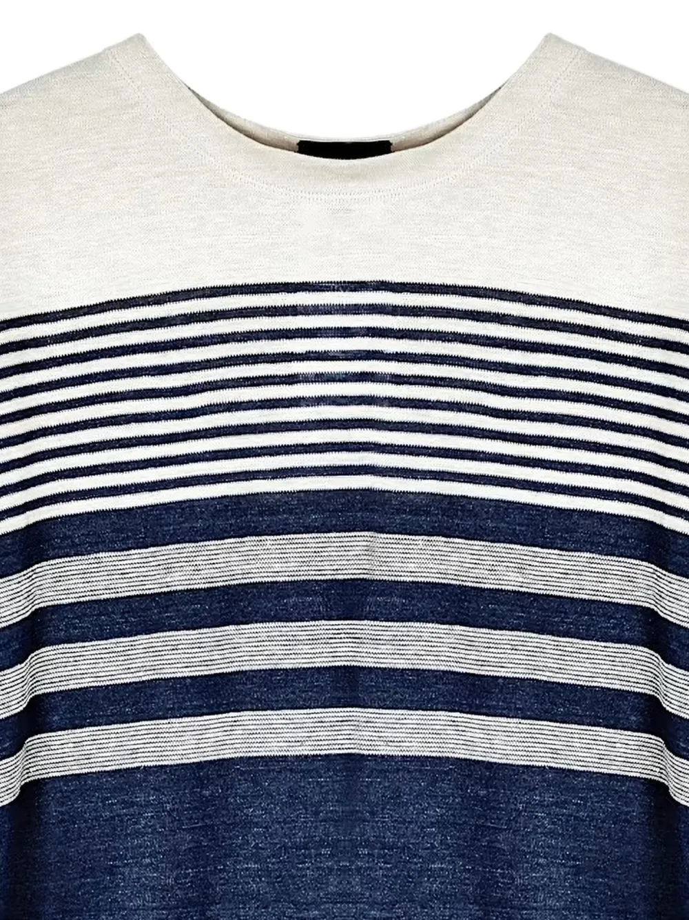 Giorgio Armani Gestreept T-shirt Blauw