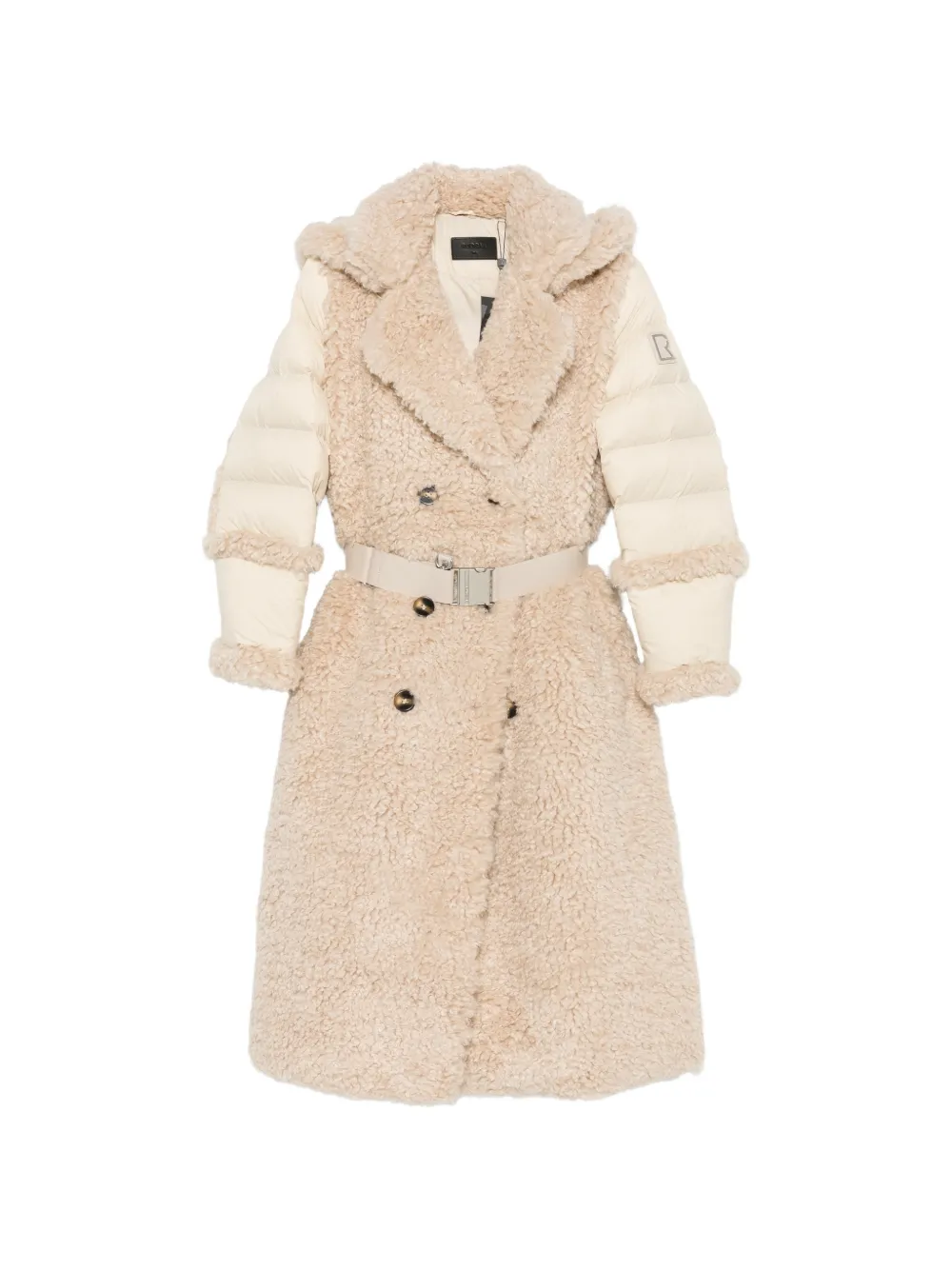 RUDSAK Noelle faux-fur-panelled quilted coat - Toni neutri