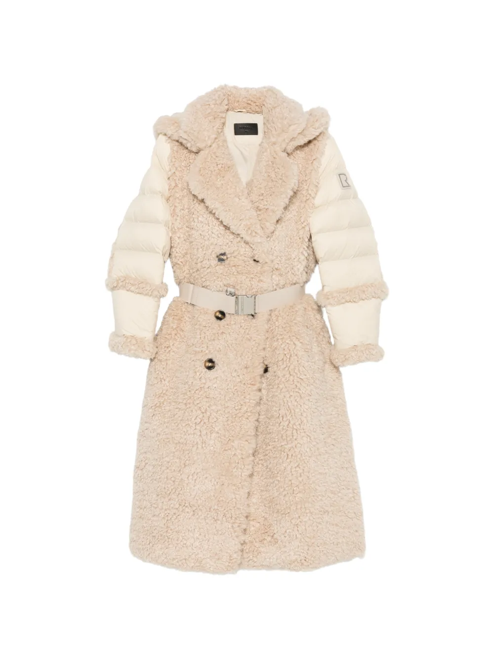RUDSAK Noelle faux-fur-panelled quilted coat - Toni neutri