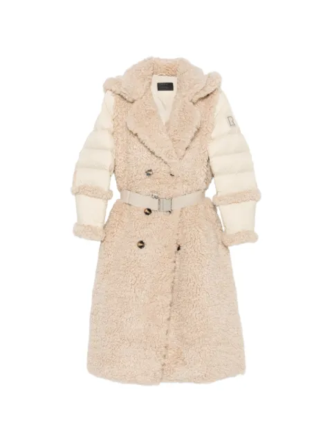RUDSAK Noelle faux-fur-panelled quilted coat