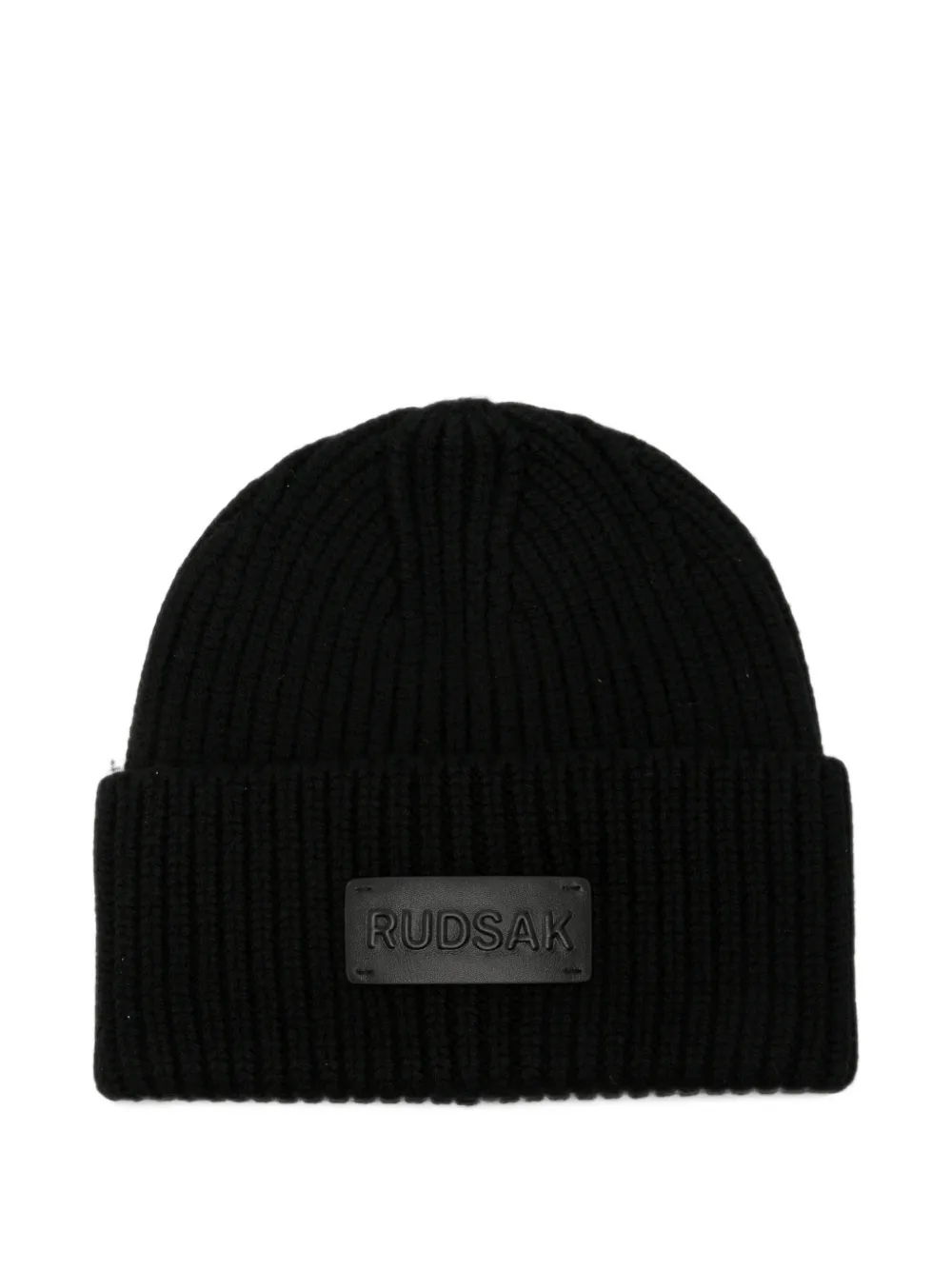 RUDSAK logo-patch beanie hat - Schwarz