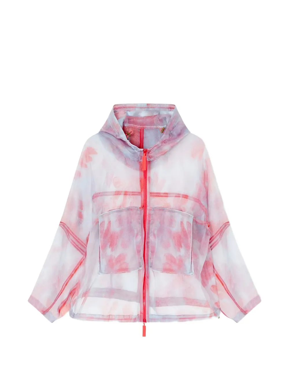 Giorgio Armani tie-dye print hooded jacket