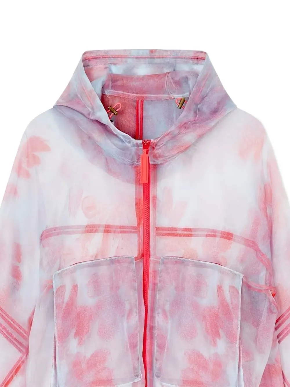Giorgio Armani Jack met tie-dye print Blauw