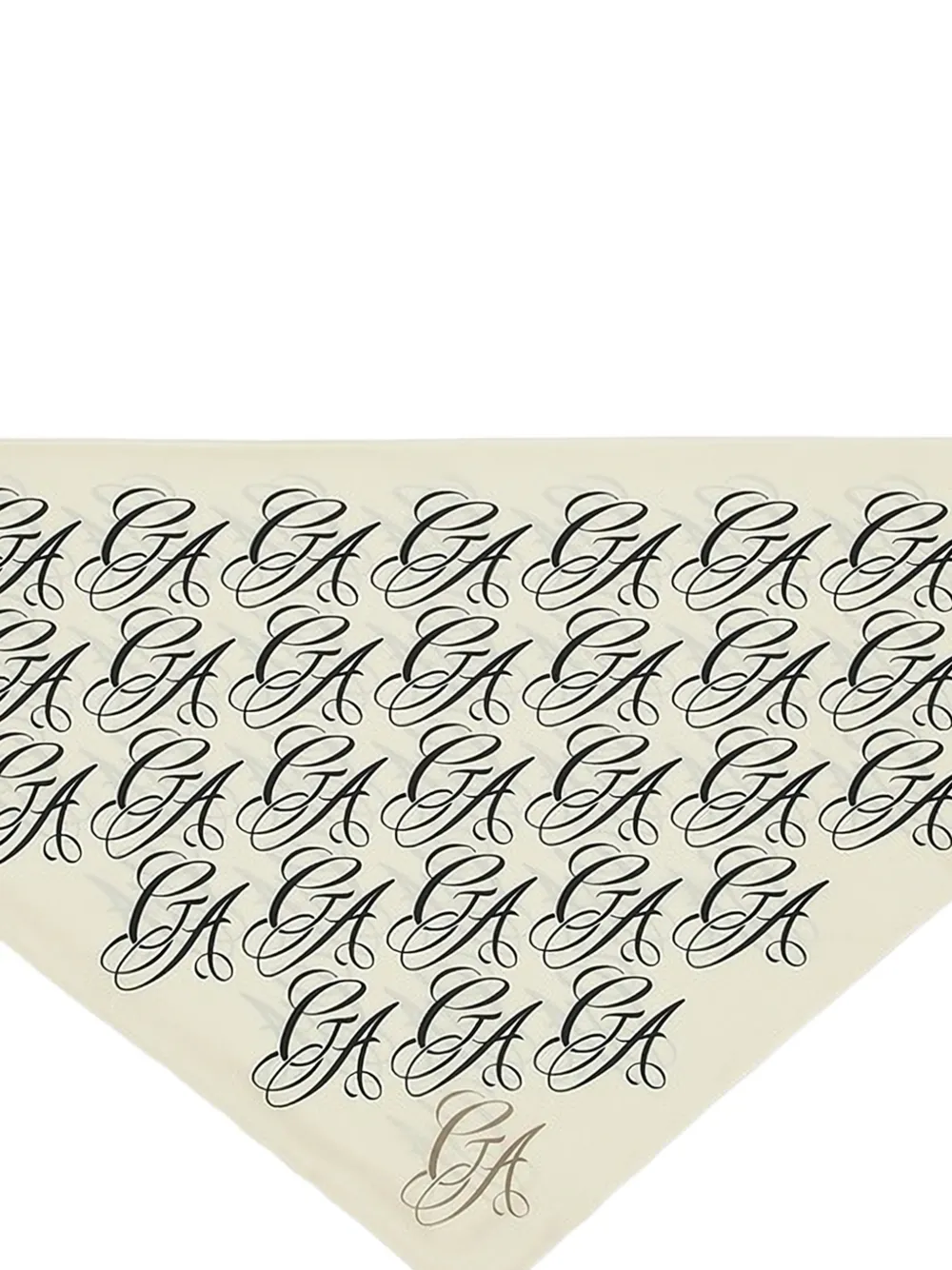 Giorgio Armani Sjaal met logoprint Beige