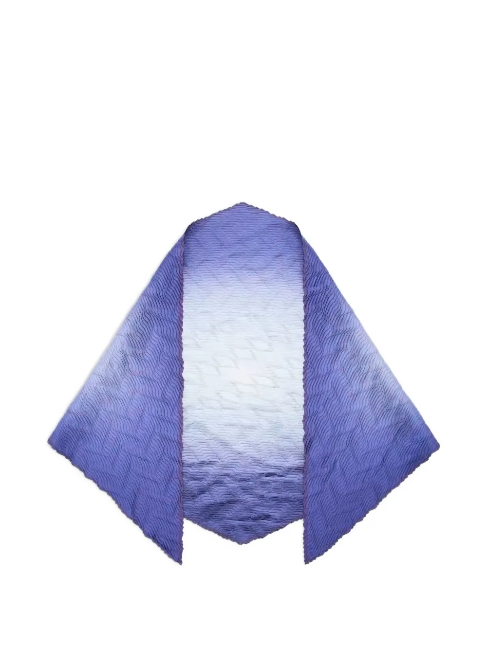 Giorgio Armani Sciarpa increspata con effetto sfumato - Viola