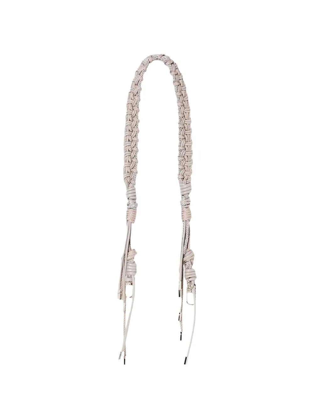 Giorgio Armani Gevlochten schouderband Beige