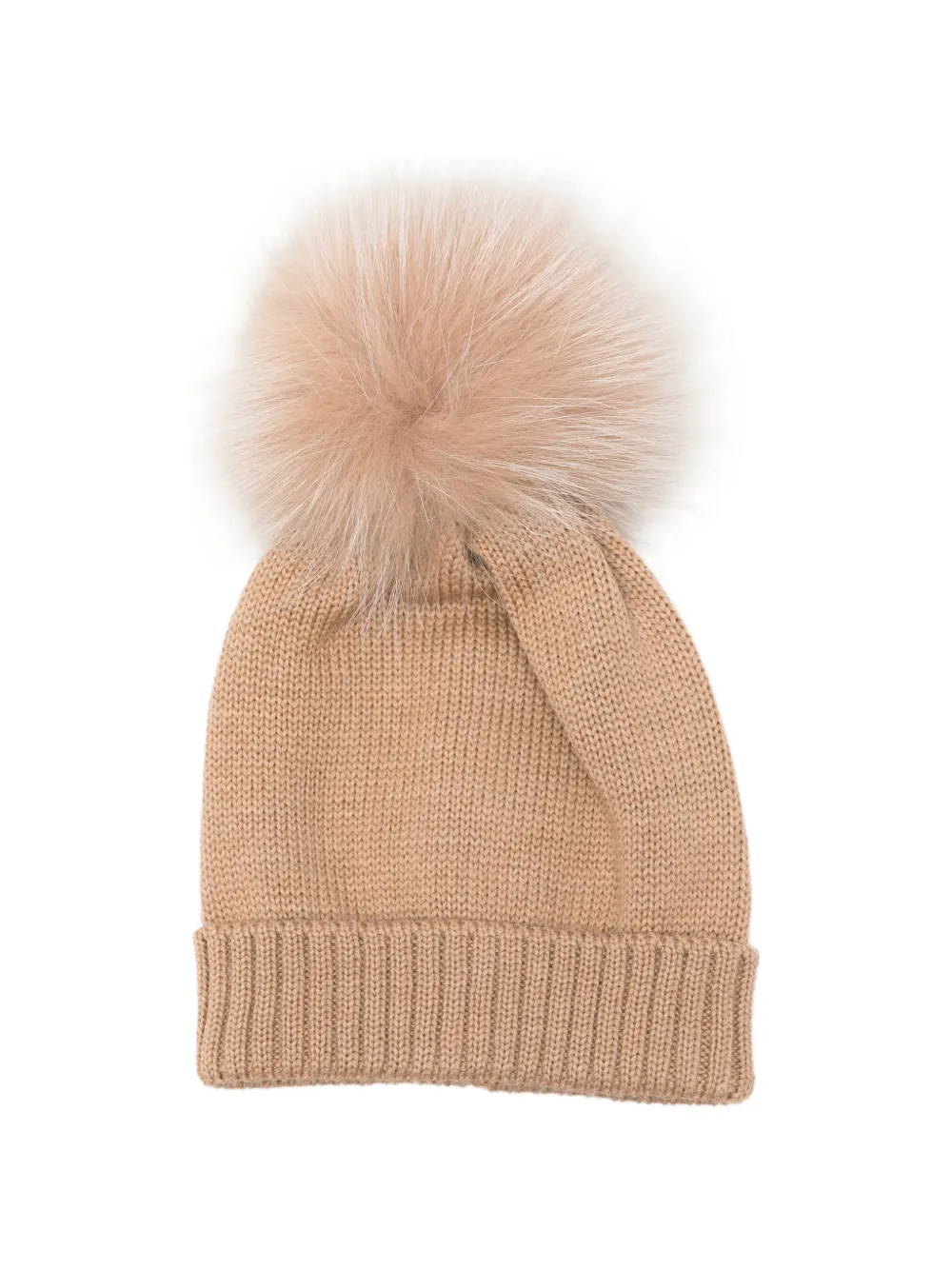Colorichiari bonnet à pompon - Tons neutres