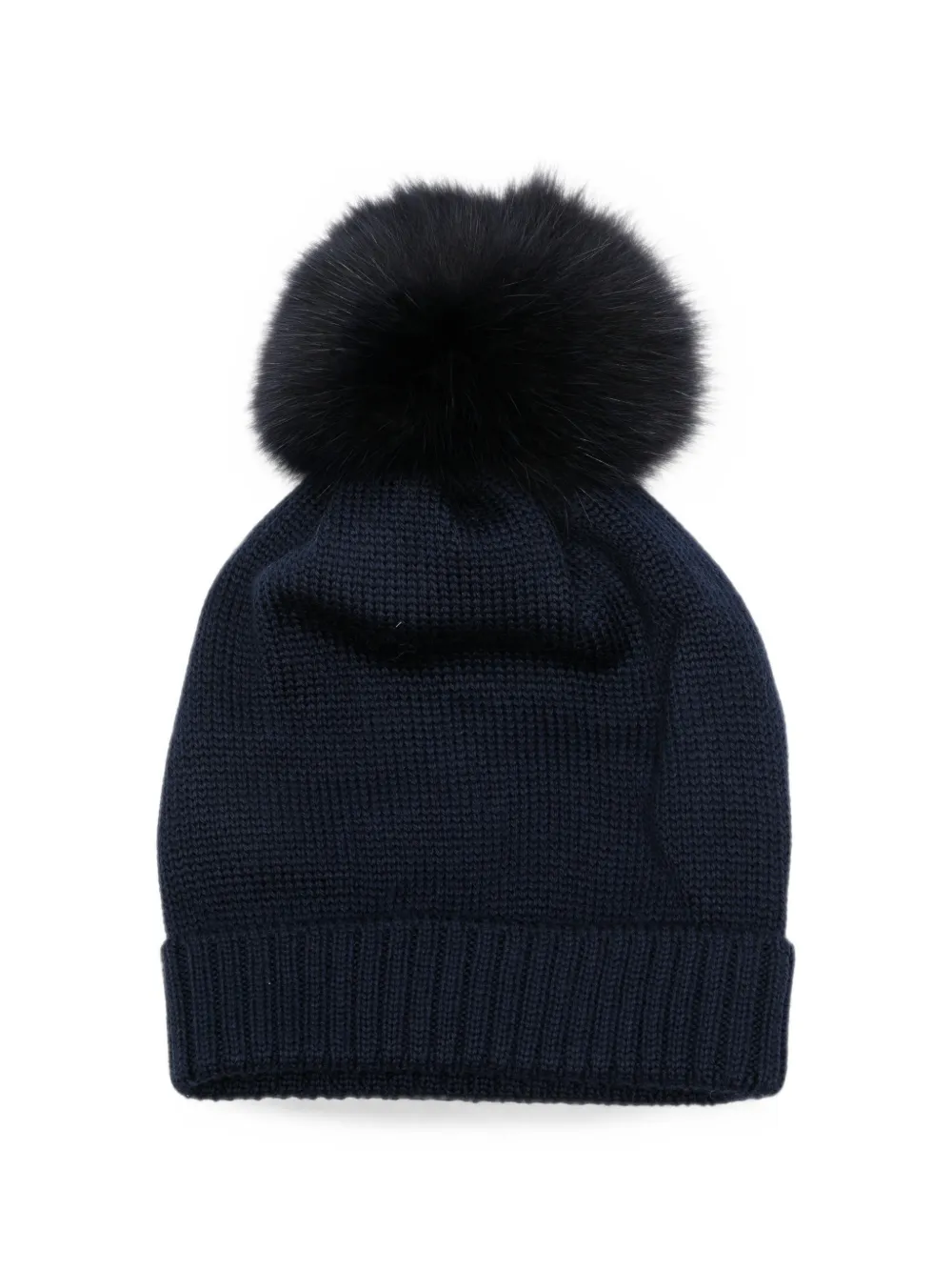 Colorichiari pom-pom beanie hat - Blu