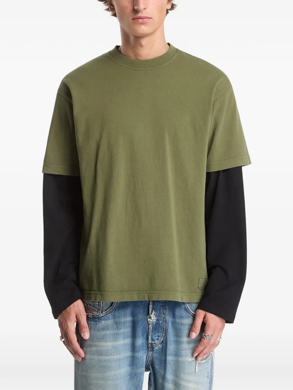 Vans Premium ruimvallend T-shirt Groen