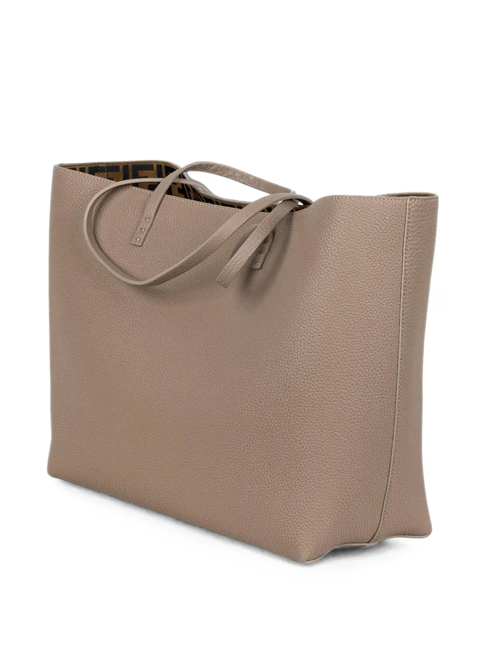 FENDI Medium Roll shopper met textuur Beige
