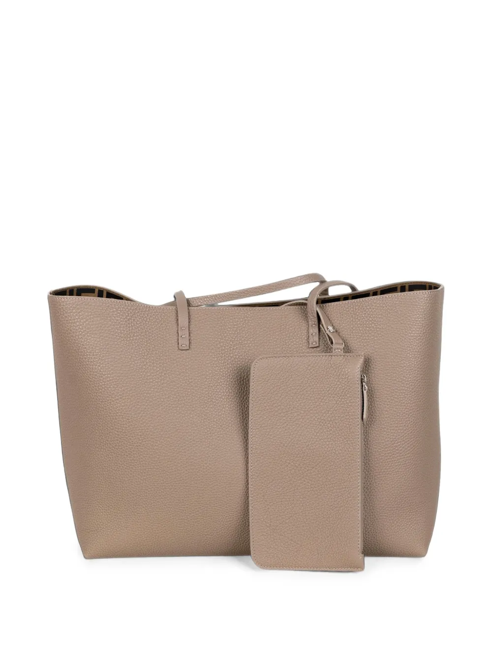 FENDI Medium Roll shopper met textuur Beige