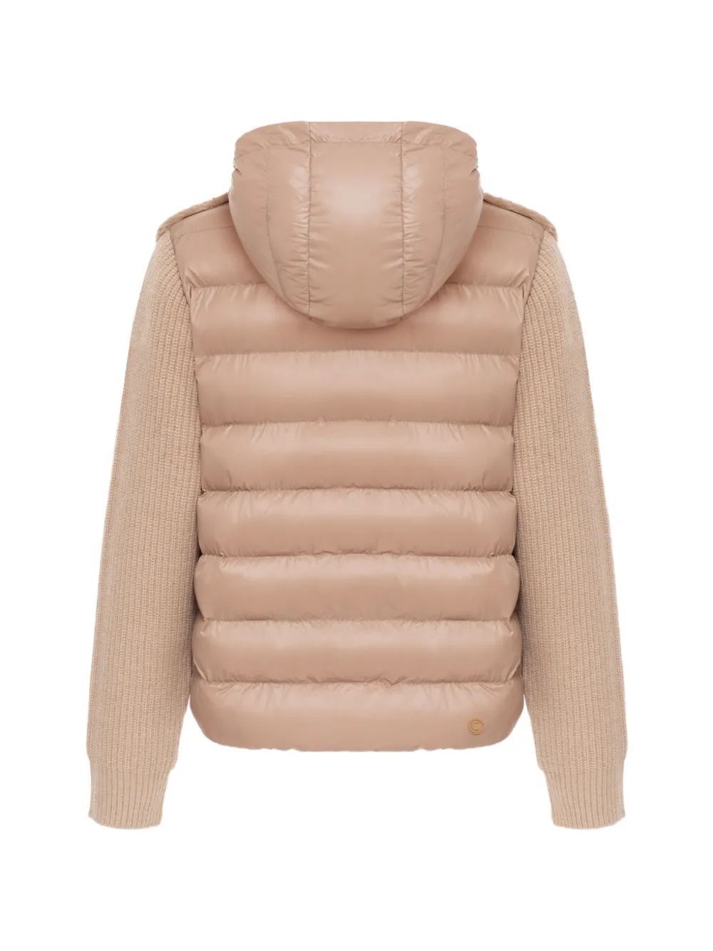 Colmar Hybrid jas met capuchon en vlakken van imitatiebont Roze