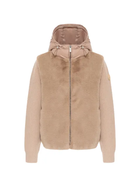 Colmar Hybrid faux-fur panelled hooded coat