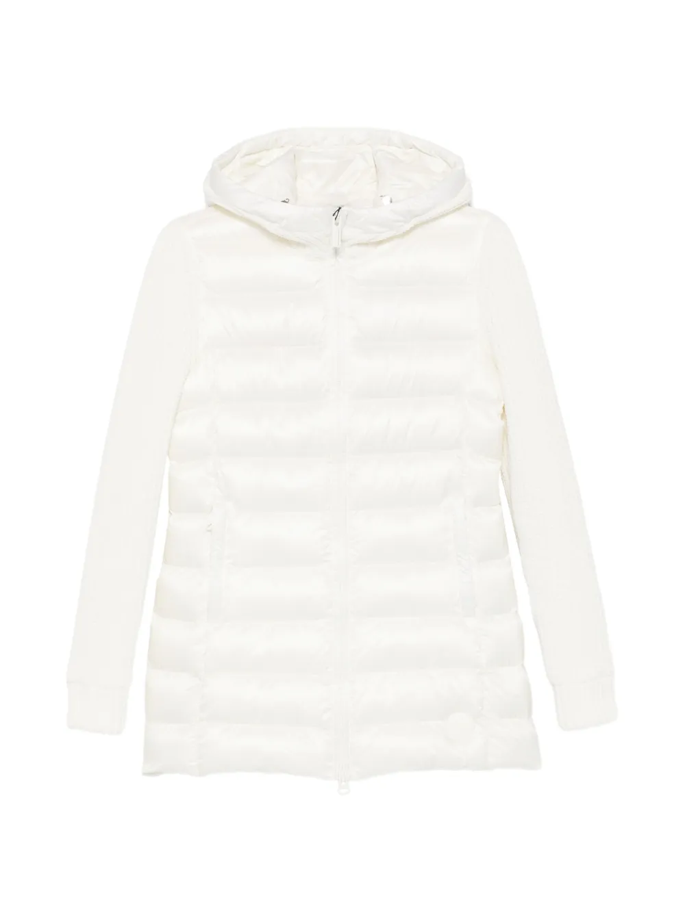 Colmar logo-patch padded coat Wit