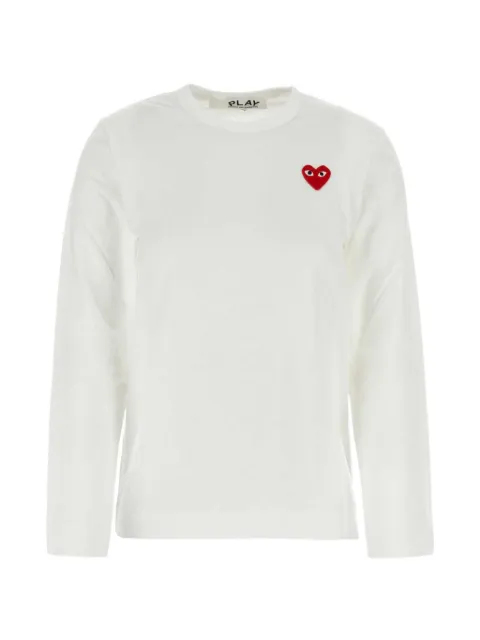 Comme Des Garçons Play heart-patch long-sleeve T-shirt