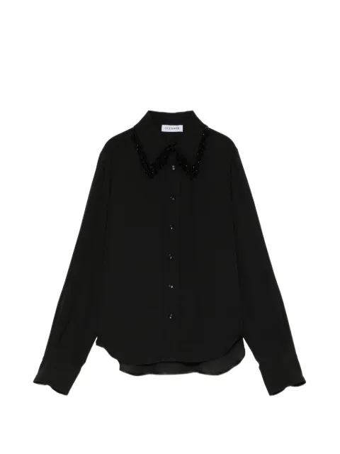 Dice Kayek embellished-collar silk shirt