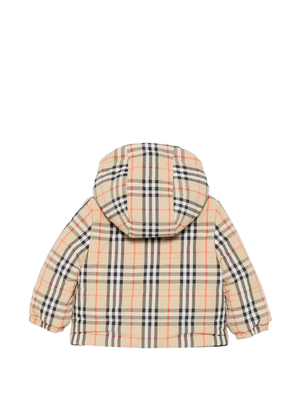 Burberry Kids Vintage Check hooded jacket Beige