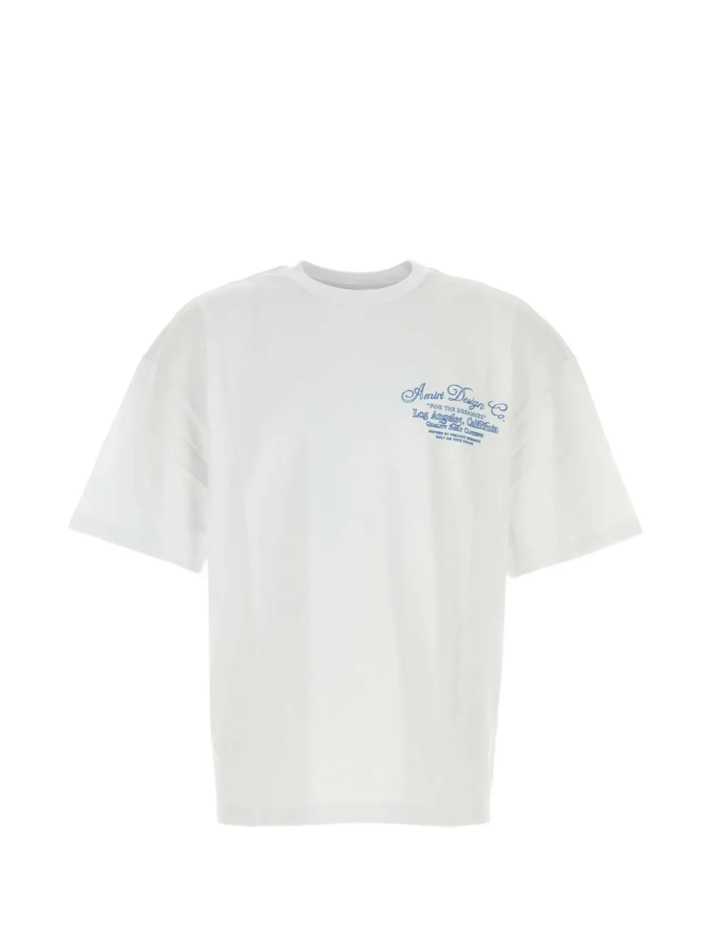 AMIRI Dreamers Chain Stitch oversized cotton T-shirt - Bianco