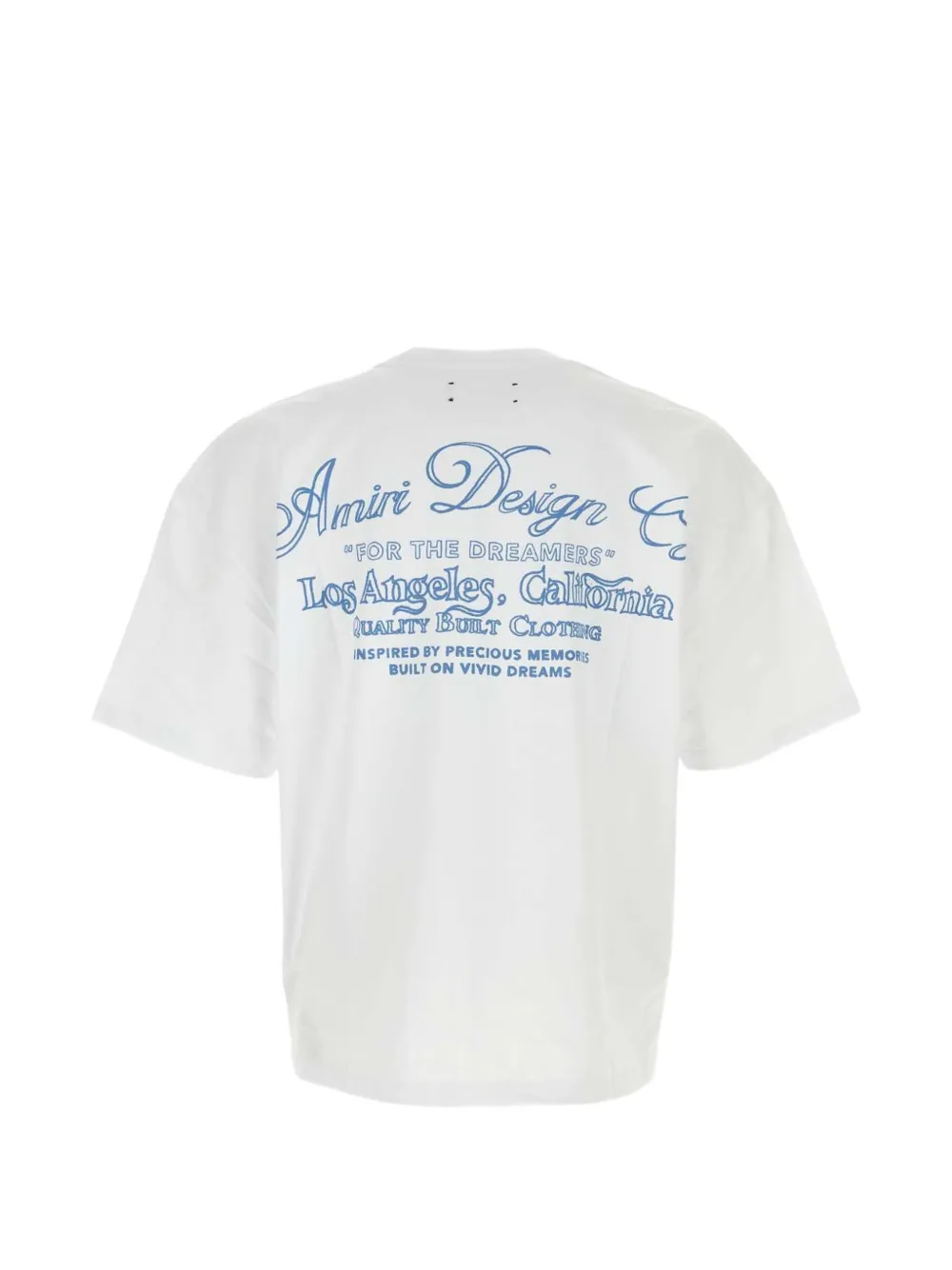 AMIRI Dreamers oversized katoenen-T-shirt met kettingstiksel Wit