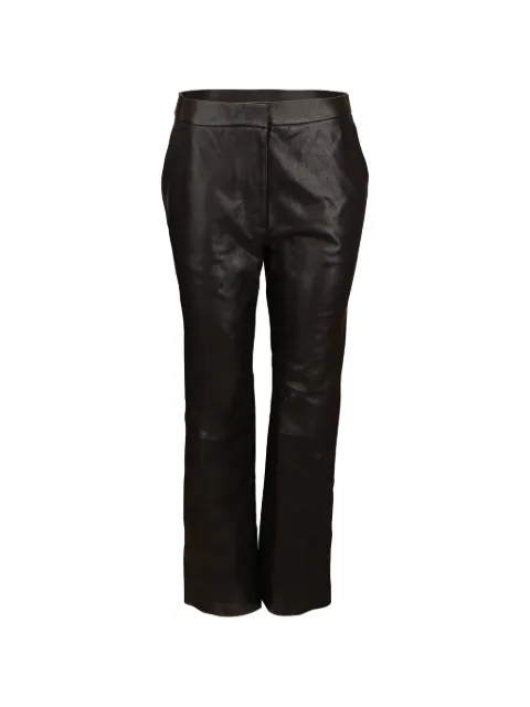 SIMKHAI  Ambrine leather trousers