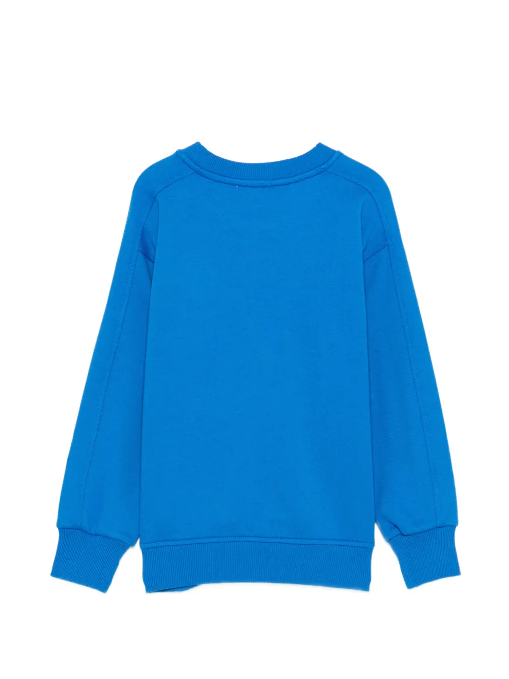 Moschino Kids Teddy Bear trui met logoprint Blauw