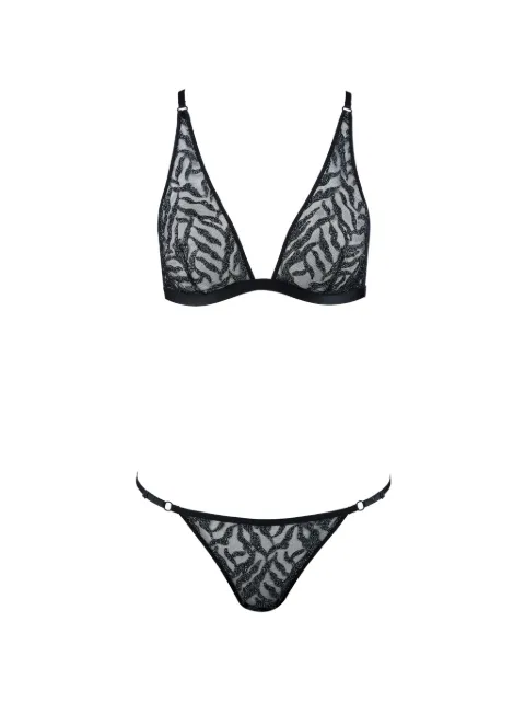 Aubade Moonlight Shadow bras and brief set