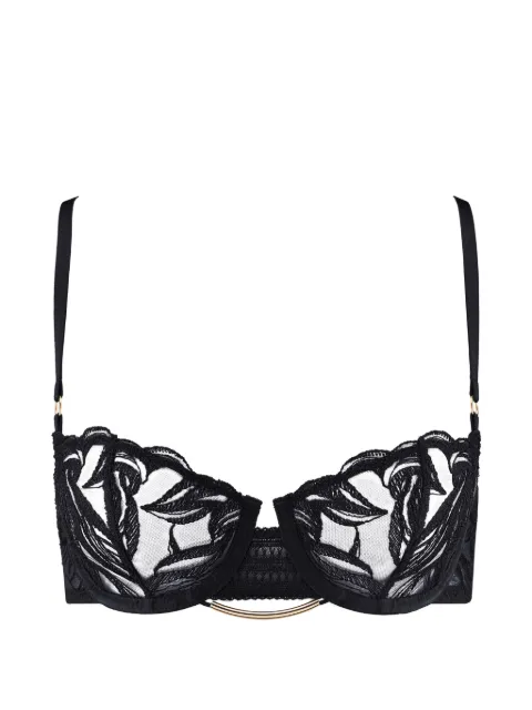 Aubade Into The Groove embroidered underwired bra