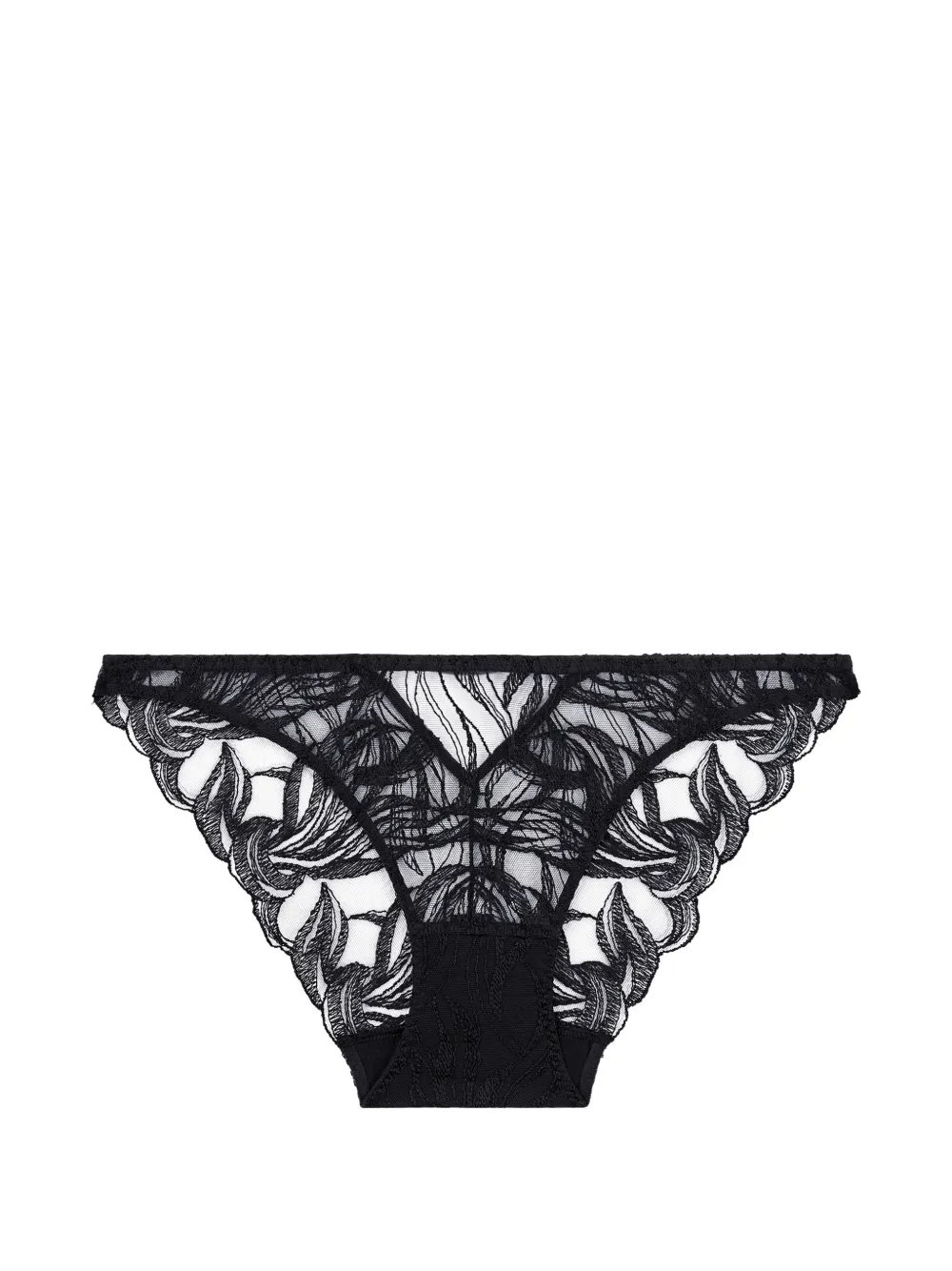 Aubade Slip Into The Groove con ricamo - Nero