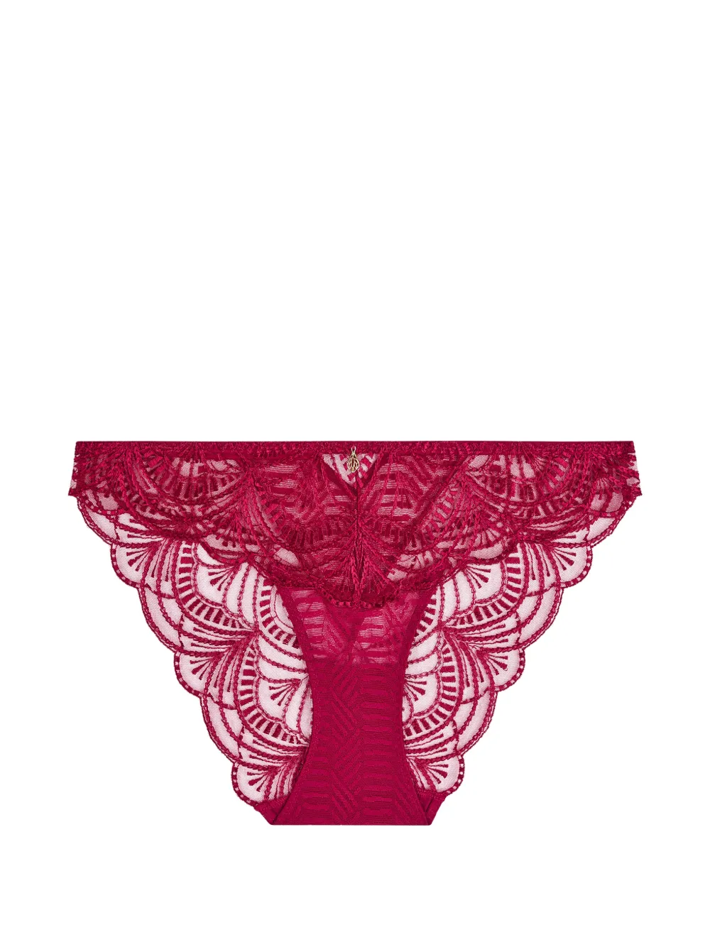 Aubade Vibes Slip mit Stickerei - Rot