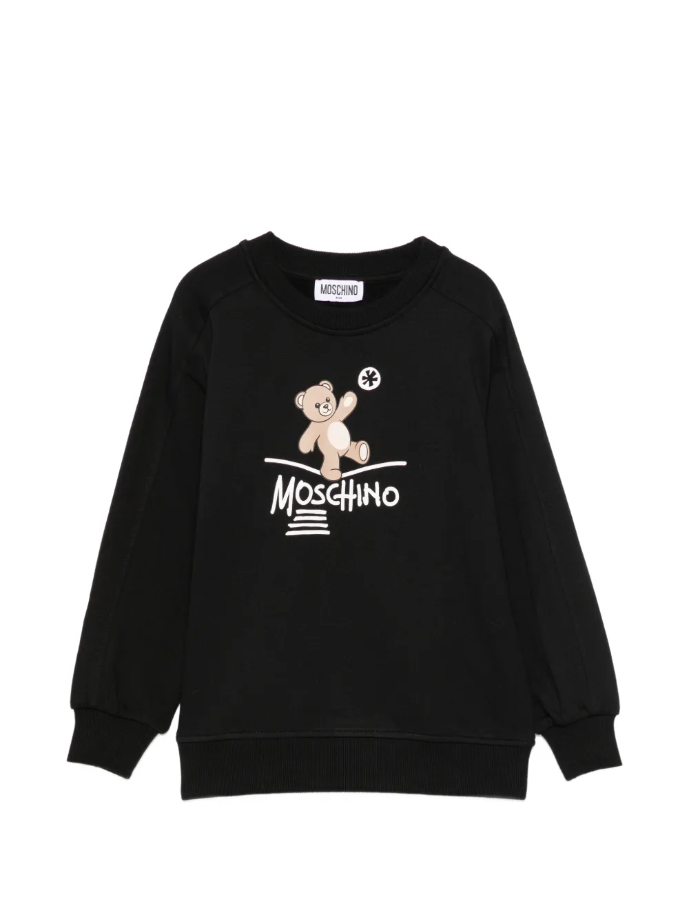 Moschino Kids Teddy Bear-print sweater - Nero