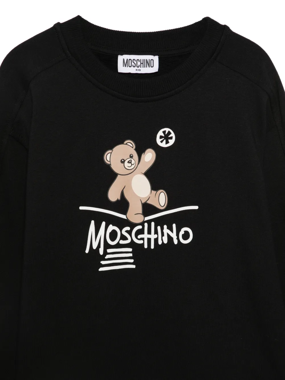 Moschino Kids Trui met Teddy Bear-print Zwart